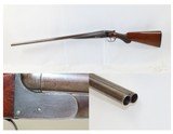 c1889 mfr Antique W.W. GREENER Double Barrel SxS Boxlock HAMMERLESS Shotgun 16 Gauge English Greener - 1 of 21