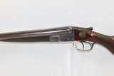 c1889 mfr Antique W.W. GREENER Double Barrel SxS Boxlock HAMMERLESS Shotgun 16 Gauge English Greener - 4 of 21