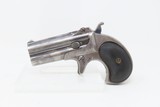 c1900 mfr REMINGTON DOUBLE DERINGER PISTOL .41 Rimfire Tip-Up Elliot 95 C&R HIDEOUT, SELF DEFENSE Pistol - 2 of 16