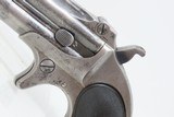c1900 mfr REMINGTON DOUBLE DERINGER PISTOL .41 Rimfire Tip-Up Elliot 95 C&R HIDEOUT, SELF DEFENSE Pistol - 4 of 16
