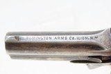 c1900 mfr REMINGTON DOUBLE DERINGER PISTOL .41 Rimfire Tip-Up Elliot 95 C&R HIDEOUT, SELF DEFENSE Pistol - 8 of 16