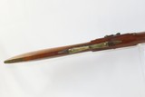 EVANSVILLE, INDIANA LONG RIFLE by THEODORE Theo. WILLERDING .40 Cal Antique Made Rifle w “G. GOULCHER” Lock - 8 of 20