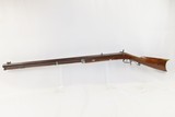 EVANSVILLE, INDIANA LONG RIFLE by THEODORE Theo. WILLERDING .40 Cal Antique Made Rifle w “G. GOULCHER” Lock - 15 of 20