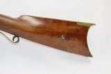 EVANSVILLE, INDIANA LONG RIFLE by THEODORE Theo. WILLERDING .40 Cal Antique Made Rifle w “G. GOULCHER” Lock - 16 of 20