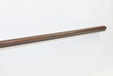TRENTON, NJ c1850s H. PARKER & CO. .36 FRONTIER Pioneer Long Rifle
Antique Engraved German Silver Patchbox & Single Set Trigger! - 10 of 20