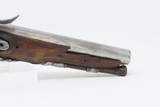 Antique European FLINTLOCK Pistol DOUBLE BARREL Side by Side SxS .54 Caliber Likely French Twin Barreled Sidearm - 15 of 15