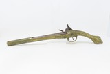 METAL Balkan RAT-TAIL Stocked .62 MIQUELET Flintlock Greece Bosnia Albania
Circa 1750-1800 ENGRAVED All Metal Flintlock Pistol - 13 of 16