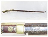 Engraved SCARCE Antique JAPANESE “Tanegashima” Matchlock ARQUEBUS MusketORNATE Fascinating Ancient Weaponry w/INLAID STOCK - 1 of 22