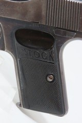 c1920s mfr. WEIMAR Era FRANZ STOCK 7.65x17mm .32 ACP Pistol Germany WW2 C&R Finely Crafted German .32 ACP Sidearm - 3 of 18