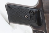 c1920s mfr. WEIMAR Era FRANZ STOCK 7.65x17mm .32 ACP Pistol Germany WW2 C&R Finely Crafted German .32 ACP Sidearm - 16 of 18