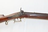 SANTA FE TRAIL LONG RIFLE ARROW ROCK, MISSOURI J. SITES .38
c1840s Antique WESTWARD EXPANSION Mid-1800s HALF STOCK Long Rifle - 4 of 18