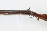 SANTA FE TRAIL LONG RIFLE ARROW ROCK, MISSOURI J. SITES .38
c1840s Antique WESTWARD EXPANSION Mid-1800s HALF STOCK Long Rifle - 15 of 18