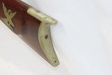 SANTA FE TRAIL LONG RIFLE ARROW ROCK, MISSOURI J. SITES .38
c1840s Antique WESTWARD EXPANSION Mid-1800s HALF STOCK Long Rifle - 17 of 18