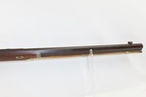 SANTA FE TRAIL LONG RIFLE ARROW ROCK, MISSOURI J. SITES .38
c1840s Antique WESTWARD EXPANSION Mid-1800s HALF STOCK Long Rifle - 5 of 18