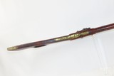 Antique FLINTLOCK LONG RIFLE PIONEER HOMESTEAD .36 Striped Maple Stock KY
Kentucky Long Rifle with J. COOPER LOCKPLATE - 8 of 19
