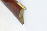 Antique FLINTLOCK LONG RIFLE PIONEER HOMESTEAD .36 Striped Maple Stock KY
Kentucky Long Rifle with J. COOPER LOCKPLATE - 19 of 19