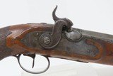 AUGSBURG, BAVARIA JOHANN MOND Mid-1800s Pistol .42 Antique BAVARIAN Self-defense BELT Pistol - 4 of 17