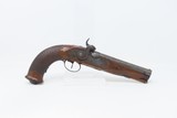 AUGSBURG, BAVARIA JOHANN MOND Mid-1800s Pistol .42 Antique BAVARIAN Self-defense BELT Pistol - 2 of 17