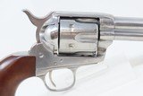 c1882 mfr Antique COLT SINGLE ACTION ARMY .45 Black Powder Frame Peacemaker 5 1/2” Barrel Nickel Walnut Grip - 18 of 19