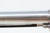 c1882 mfr Antique COLT SINGLE ACTION ARMY .45 Black Powder Frame Peacemaker 5 1/2” Barrel Nickel Walnut Grip - 7 of 19