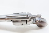 c1882 mfr Antique COLT SINGLE ACTION ARMY .45 Black Powder Frame Peacemaker 5 1/2” Barrel Nickel Walnut Grip - 9 of 19