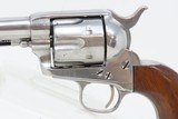 c1882 mfr Antique COLT SINGLE ACTION ARMY .45 Black Powder Frame Peacemaker 5 1/2” Barrel Nickel Walnut Grip - 4 of 19