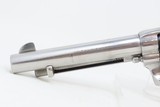 c1882 mfr Antique COLT SINGLE ACTION ARMY .45 Black Powder Frame Peacemaker 5 1/2” Barrel Nickel Walnut Grip - 5 of 19