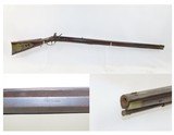 YOUMANS LANCASTER FLINTLOCK LONG RIFLE
ANDREW JACKSON War of 1812
Antique Full-Stock .42 Caliber Pennsylvania Rifle - 1 of 18