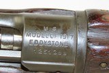 WORLD WAR I US EDDYSTONE Model 1917 Rifle SGT. ALVIN YORK High Standard C&R 1918 FLAMING BOMB Marked .30-06 Caliber WWI Rifle - 9 of 20