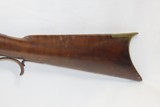 FULTON, MISSOURI LONG RIFLE by SWISS IMMIGRANT RUDOLPH ITH c1840sAntique Half-Stock with Double Set Triggers .40 Caliber - 14 of 18