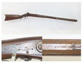 ENGRAVED Antique E. AYERS Back Action .40 Percussion Long Rifle HOMESTEAD
Mid-19th Century Kentucky Style Long Rifle