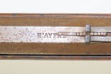 ENGRAVED Antique E. AYERS Back Action .40 Percussion Long Rifle HOMESTEAD
Mid-19th Century Kentucky Style Long Rifle - 10 of 19