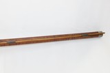 Antique LONG RIFLE Full Striped Maple Stock KENTUCKY PENNSYLVANIA .38 cal.Kentucky Style HUNTING/HOMESTEAD Long Rifle! - 9 of 19
