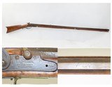 Antique LONG RIFLE Full Striped Maple Stock KENTUCKY PENNSYLVANIA .38 cal.Kentucky Style HUNTING/HOMESTEAD Long Rifle! - 1 of 19