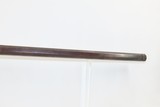 1850s PENNSYLVANIA LONG RIFLE WE ROBBINS .45 Engraved German Silver Antique HALF STOCK Rifle with P.S. NEWTON Lock - 13 of 19