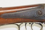 1850s PENNSYLVANIA LONG RIFLE WE ROBBINS .45 Engraved German Silver Antique HALF STOCK Rifle with P.S. NEWTON Lock - 6 of 19