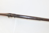 1850s PENNSYLVANIA LONG RIFLE WE ROBBINS .45 Engraved German Silver Antique HALF STOCK Rifle with P.S. NEWTON Lock - 12 of 19
