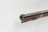 1850s PENNSYLVANIA LONG RIFLE WE ROBBINS .45 Engraved German Silver Antique HALF STOCK Rifle with P.S. NEWTON Lock - 18 of 19