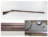 HENRY ALBRIGHT PENNSYLVANIA Smoothbore .54 Fowler HOMESTEAD PIONEER Antique American Musket with SILVER ACCENTS - 1 of 20