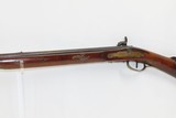 HENRY ALBRIGHT PENNSYLVANIA Smoothbore .54 Fowler HOMESTEAD PIONEER Antique American Musket with SILVER ACCENTS - 17 of 20