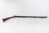 “N. Hawk” PENNSYLVANIA LONG RIFLE .45 PIONEER FRONTIER HOMESTEAD PA Antique w/ “FORD BROTHERS” Lock - 2 of 19