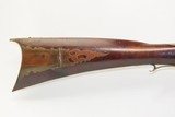 “N. Hawk” PENNSYLVANIA LONG RIFLE .45 PIONEER FRONTIER HOMESTEAD PA Antique w/ “FORD BROTHERS” Lock - 3 of 19