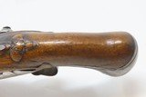 Early-1800 ENGRAVED & CARVED French FLINTLOCK Pocket Pistol Panoply Antique Short Range SELF DEFENSE Pistol - 7 of 16