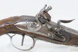 Early-1800 ENGRAVED & CARVED French FLINTLOCK Pocket Pistol Panoply Antique Short Range SELF DEFENSE Pistol - 4 of 16
