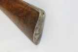 1800s Antique 10 GAUGE FOWLER GERMAN SILVER HARDWARE Frontier Pioneer .78Short Heavy Smoothbore Musket - 17 of 17