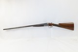 FACTORY ENGRAVED English W.R. PAPE Double Barrel SxS HAMMERLESS Shotgun C&R VERY NICE 12 Gauge English SxS w/CHECKERED STOCK - 2 of 24