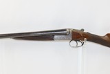 FACTORY ENGRAVED English W.R. PAPE Double Barrel SxS HAMMERLESS Shotgun C&R VERY NICE 12 Gauge English SxS w/CHECKERED STOCK - 4 of 24