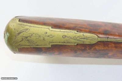 RICHARD WILSON BRITISH FUSIL Smoothbore Musket Engraved Birds Stag Antique18th Century Colonial, French & Indian War, Revolutionary War - Image 12 of 23