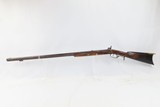 INDIANAPOLIS LONG RIFLE by S. BECK c1860s .34 Cal Pioneer Frontier Antique MARION COUNTY, IN Gunmaking Family - 12 of 18