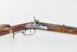 INDIANAPOLIS LONG RIFLE by S. BECK c1860s .34 Cal Pioneer Frontier Antique MARION COUNTY, IN Gunmaking Family - 4 of 18